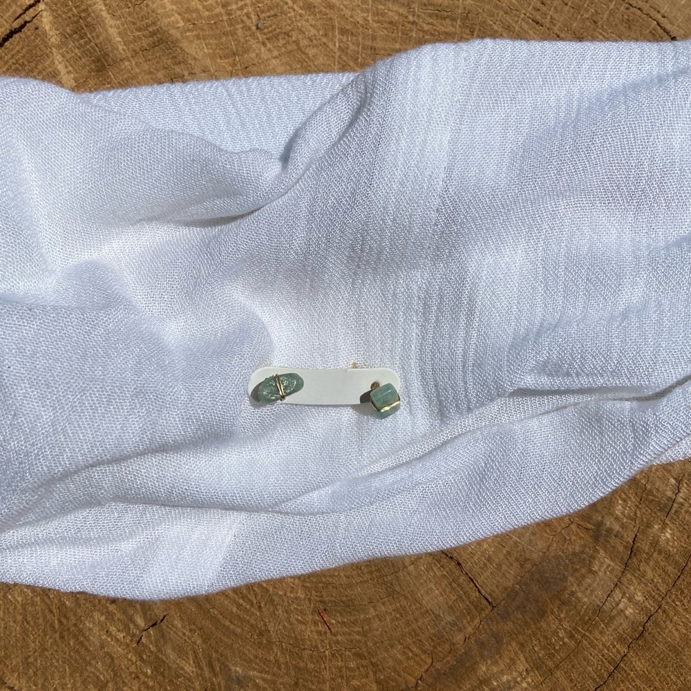 3 for $10 Handmaid Green Aventurine Earings